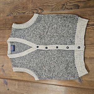 Pendleton Wool Cardigan Sweater Vest